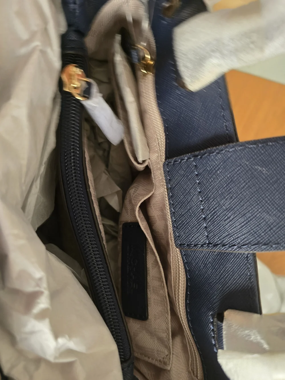 MICHAEL Michael Kors Blue Floral Satchel